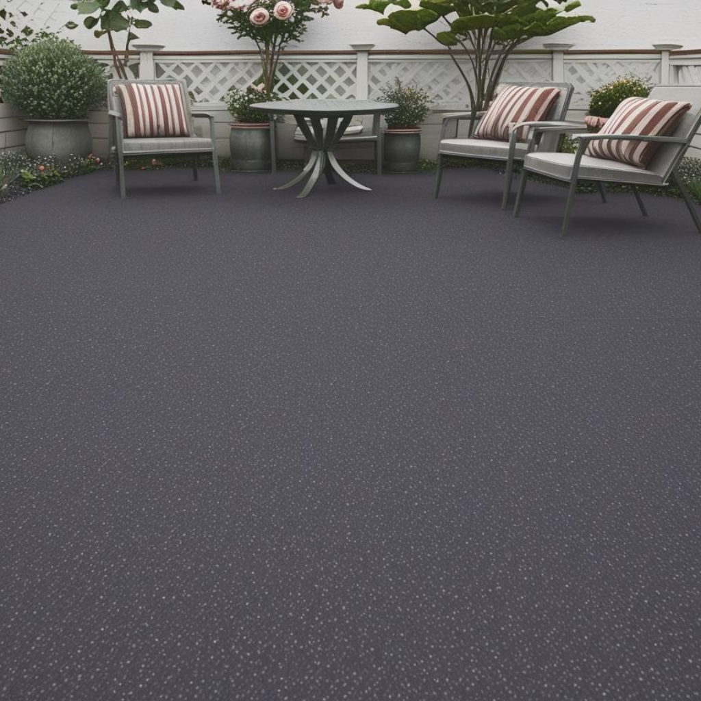 Black Resin Patio in Bebington