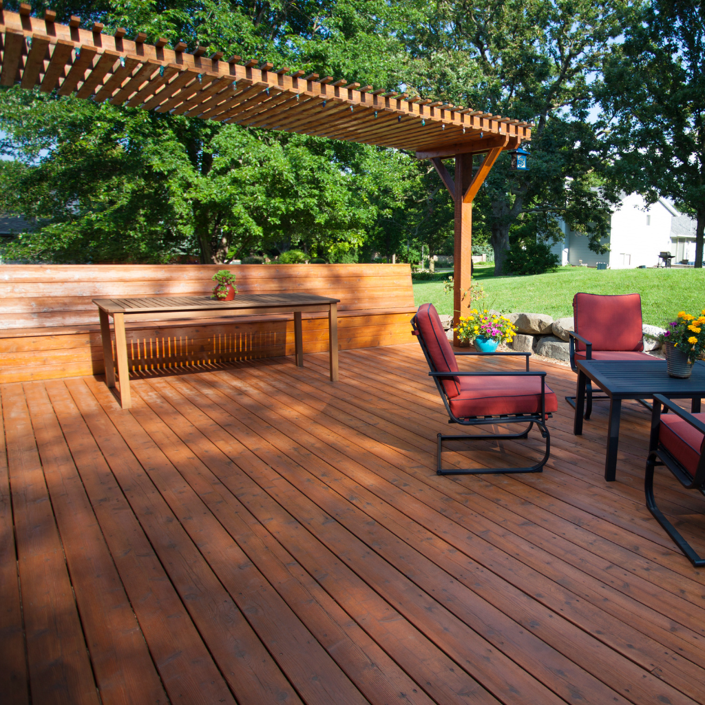Patio Decking Replaced in Bebington