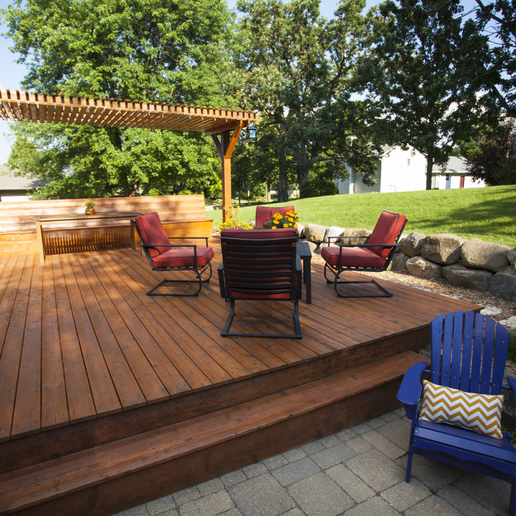 Wooden Patio in Bebington